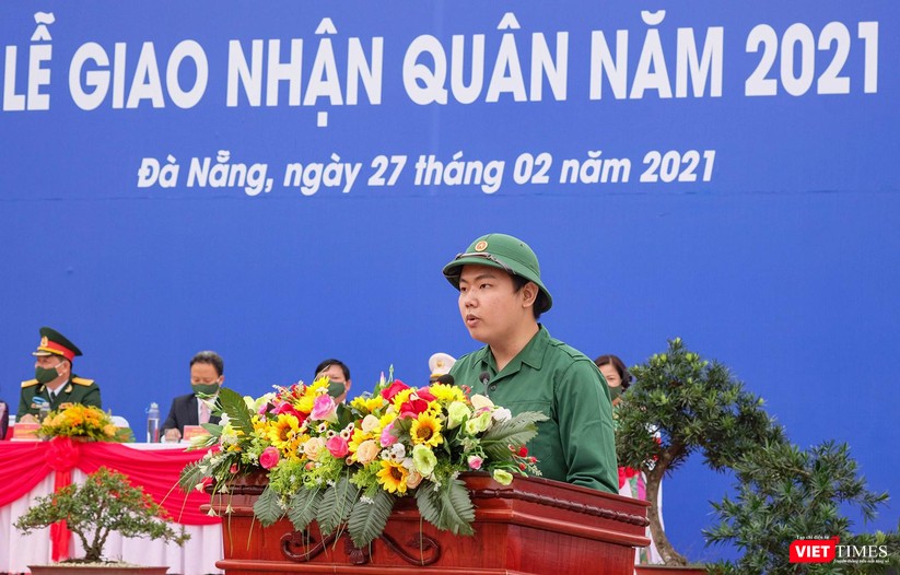 Ảnh: Hơn 1.200 tân binh ở Đà Nẵng lên đường nhập ngũ ảnh 6