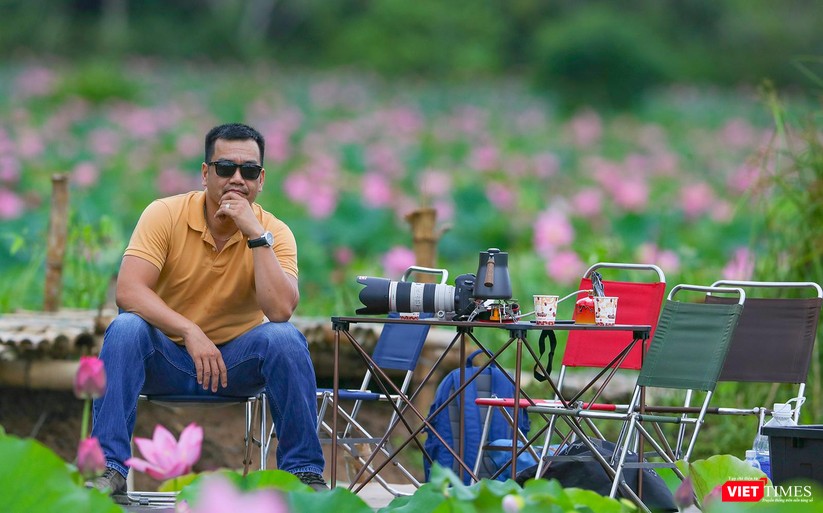 Ảnh: Vẻ đẹp khó cưỡng của đầm sen lớn Trà Lý ở Quảng Nam ảnh 31