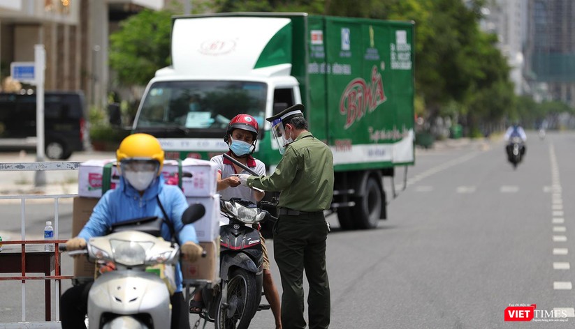 Ảnh: Cận cảnh chốt kiểm soát 5 phường trên địa bàn quận Sơn Trà (Đà Nẵng) ảnh 6
