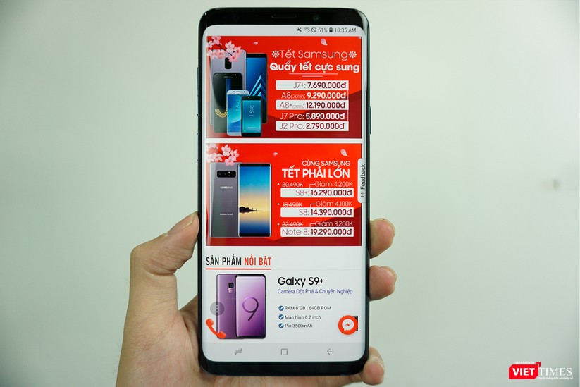 Mở hộp Galaxy S9+ phiên bản 256 GB duy nhất tại Việt Nam ảnh 6