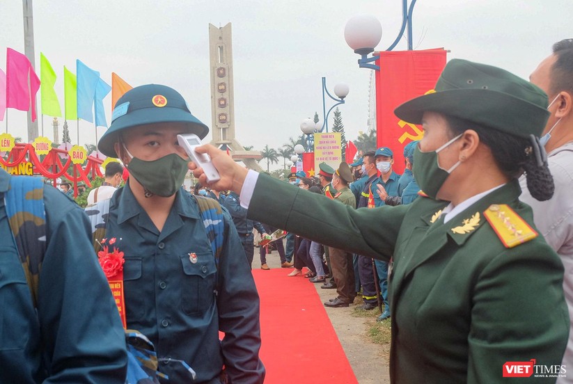Ảnh: Hơn 1.200 tân binh ở Đà Nẵng lên đường nhập ngũ ảnh 13