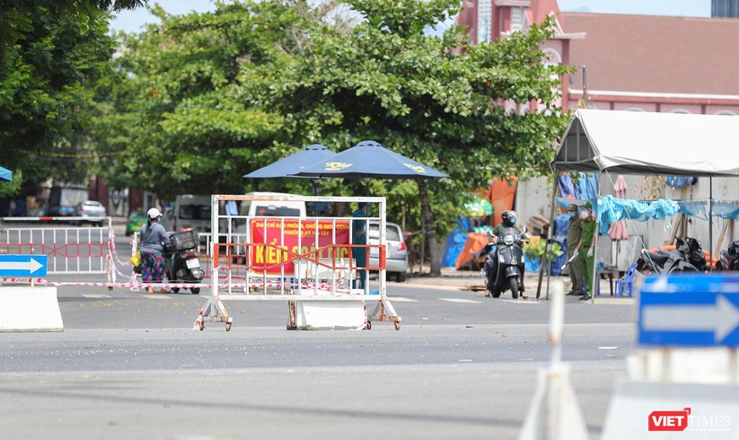 Ảnh: Cận cảnh chốt kiểm soát 5 phường trên địa bàn quận Sơn Trà (Đà Nẵng) ảnh 18