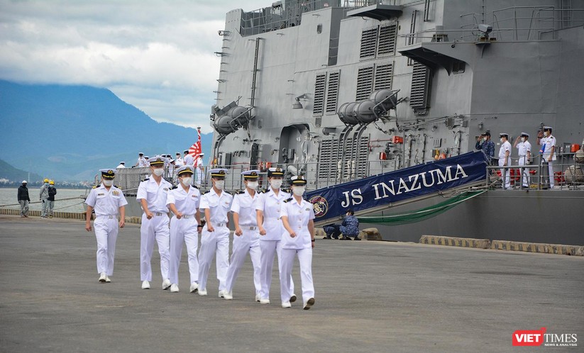 Biên đội tàu tự vệ biển Nhật Bản đến thăm Đà Nẵng ảnh 7
