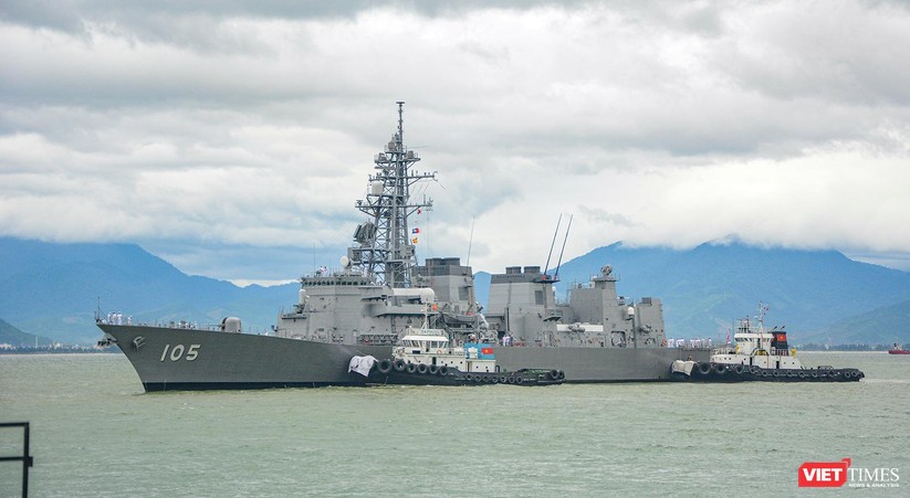 Biên đội tàu tự vệ biển Nhật Bản đến thăm Đà Nẵng ảnh 1