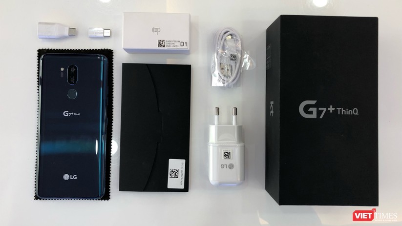 Trên tay LG G7+ “Thin Q” hàng xách tay về Việt Nam giá 18,9 triệu ảnh 1
