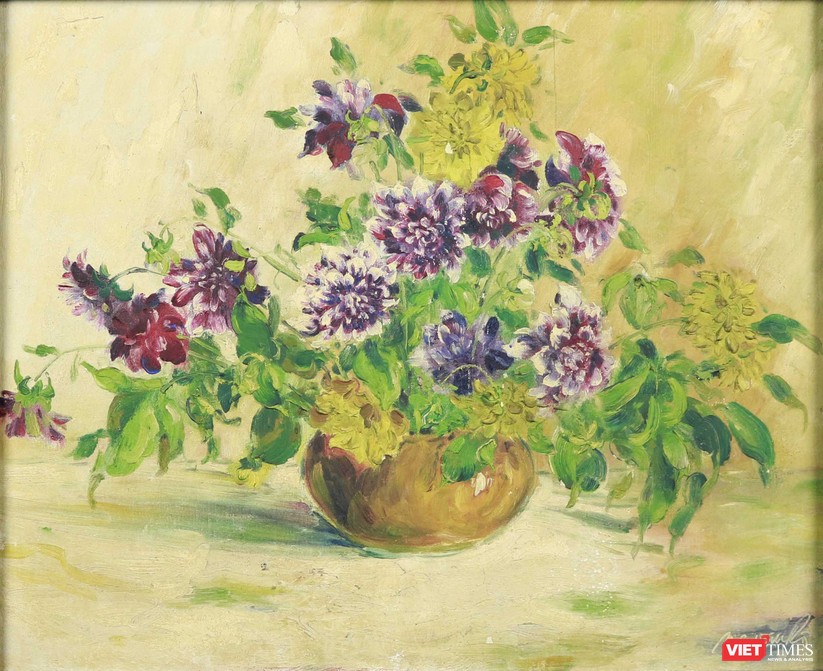 Tĩnh vật, sơn dầu trên toan, 60x72 cm, Nguyễn Văn Rô