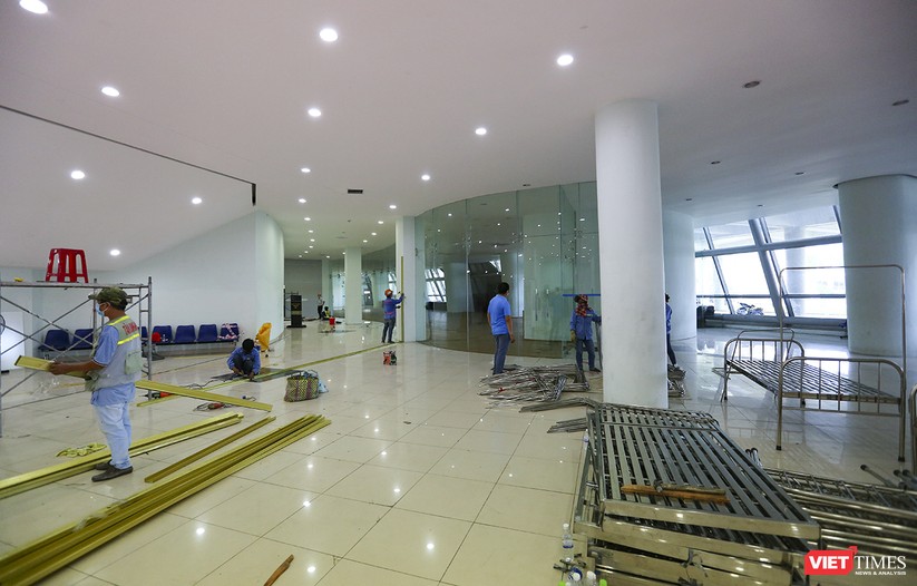 Những hình ảnh mới nhất từ bệnh viện dã chiến 1.000 giường bệnh ở Đà Nẵng ảnh 33