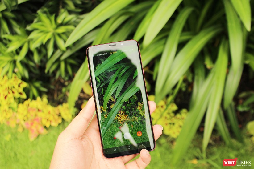 Chùm ảnh Samsung Galaxy S9 Plus Đỏ tía đẹp, độc, lạ duy nhất tại Việt Nam ảnh 13