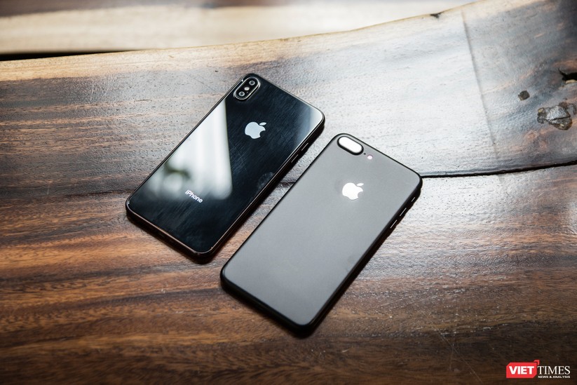 Bản mẫu iPhone X Plus về Việt Nam, so sánh kích thước với iPhone X và iPhone 7 Plus ảnh 16