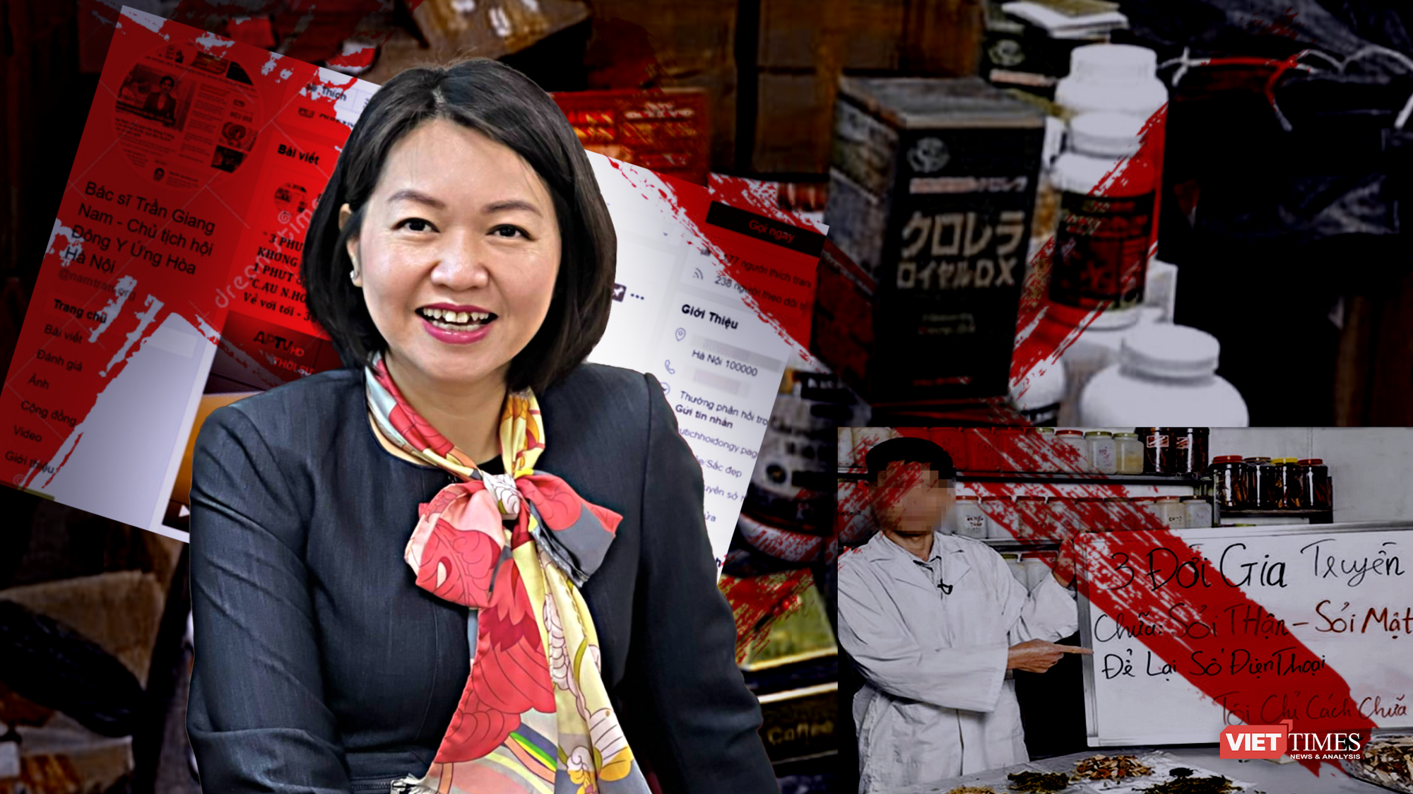 Bà Trần Việt Nga - Phó Cục trưởng Cục An toàn thực phẩm (Bộ Y tế)