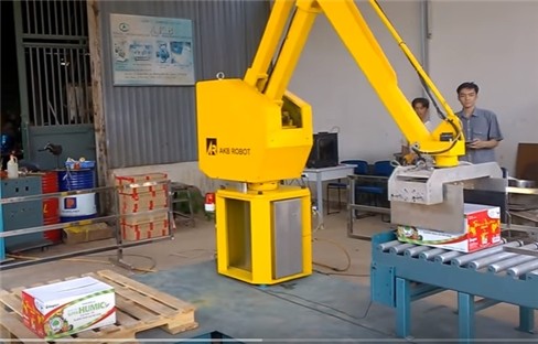 Robot bốc xếp hàng lên pallet ảnh 3