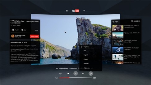 Một số hình ảnh về YouTube VR