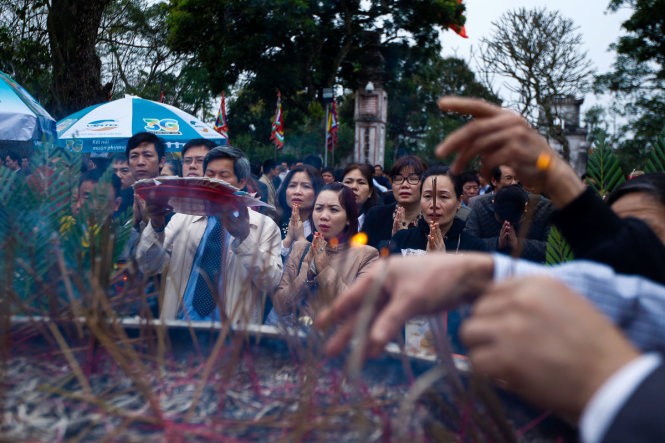 Thắt chặt an ninh trước lễ khai ấn đền Trần ảnh 1