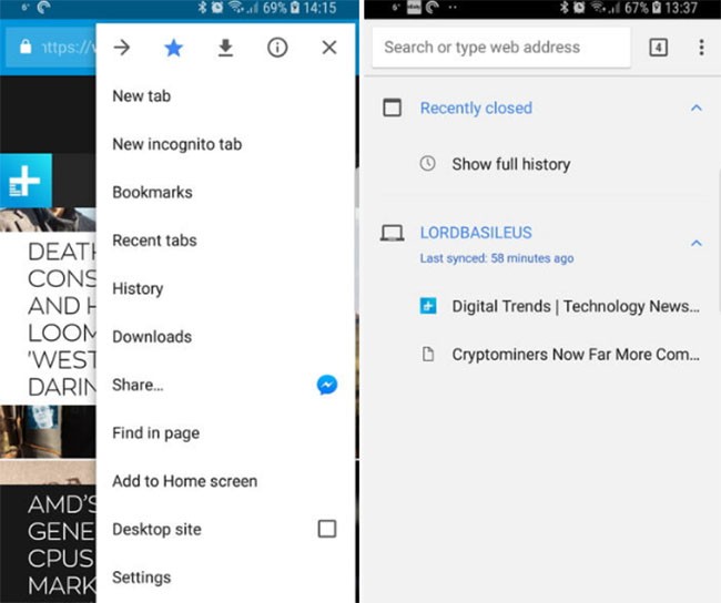 Cách chuyển đường link các trang web từ Google Chrome trên PC sang smartphone Android ảnh 1
