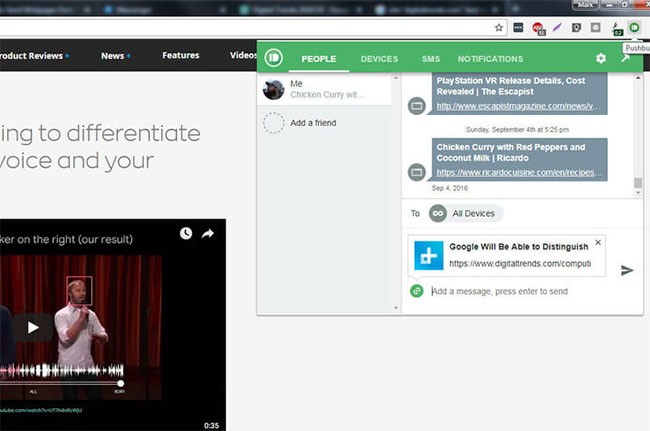 Cách chuyển đường link các trang web từ Google Chrome trên PC sang smartphone Android ảnh 4