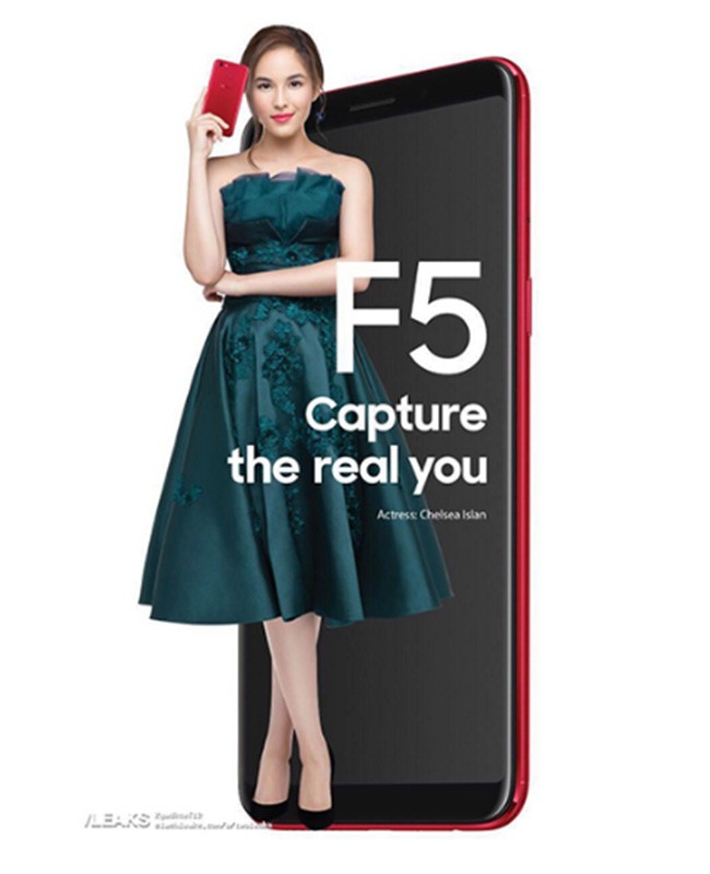 Lộ diện Oppo F5 viền màn hình siêu mỏng tỉ lệ 18:9 cùng thiết kế kim loại nguyên khối ảnh 1