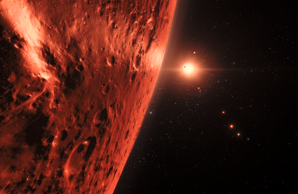 Tồn tại sự sống ngoài Trái Đất trong một số hành tinh thuộc hệ sao Trappist-1 ảnh 1