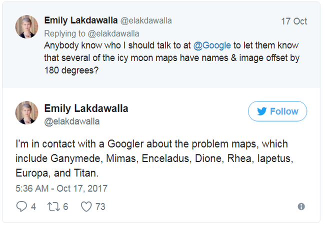 Từ giờ bạn có thể khám phá các hành tinh với Google Maps ảnh 1