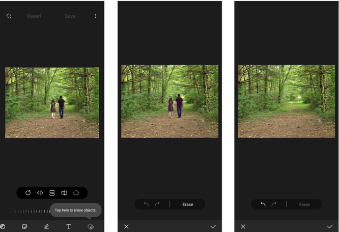 Cách sử dụng tính năng Xóa đối tượng trên điện thoại Samsung ảnh 2