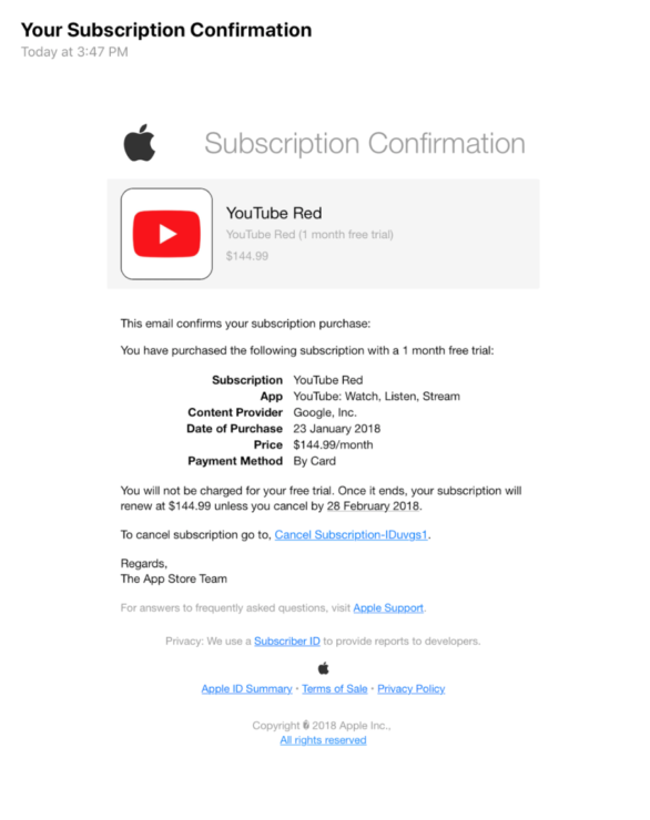 Apple cảnh báo hình thức lừa đảo thẻ tín dụng qua email ảnh 1