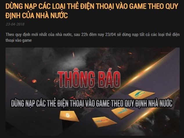 Ngừng nạp thẻ điện thoại vào game: ngành nội dung số điêu đứng ảnh 5