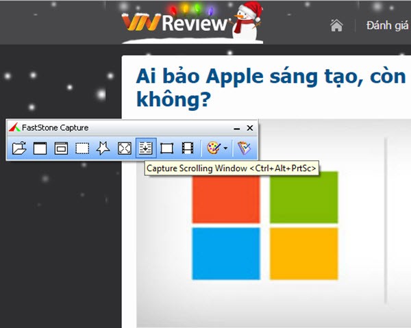 Cách chụp màn hình toàn bộ trang web ảnh 1