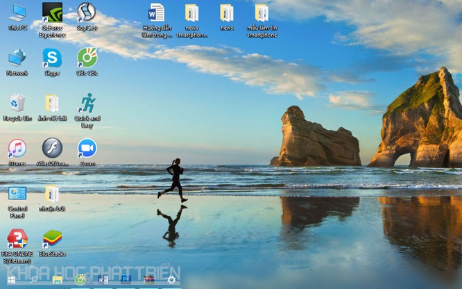 Hướng dẫn làm trong suốt thanh taskbar trên Windows 10 ảnh 2