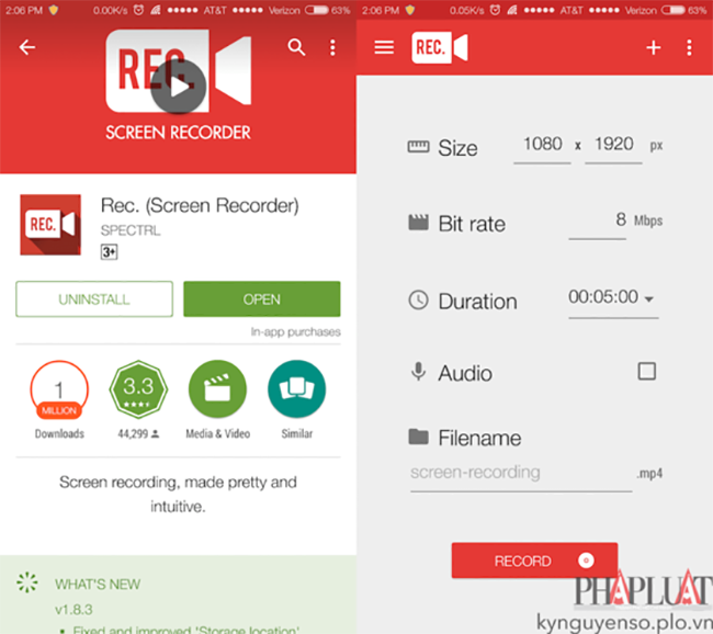 Mẹo quay phim màn hình trên Android và iOS ảnh 1
