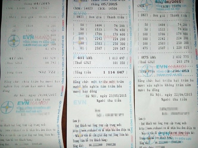 Ngã ngửa vì hoá đơn tiền điện tăng gấp... 8 lần ảnh 1