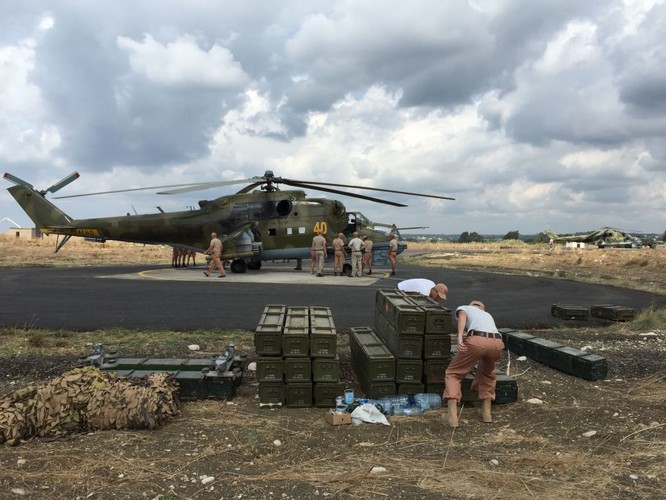 Trực thăng tấn công Mi-24 của Nga tác chiến tại Syria