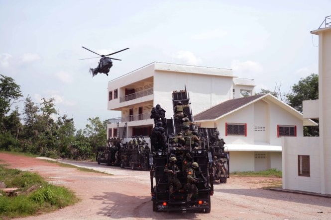 Hải quân, đặc công Việt Nam hoàn thành xuất sắc diễn tập chống khủng bố ảnh 11