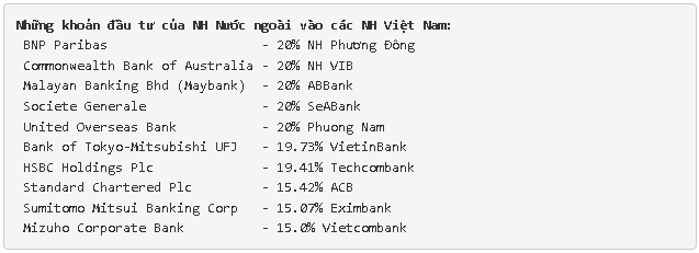 Nước ngoài sở hữu 100% cổ phần ngân hàng Việt, đáng lo ngại hay không? ảnh 2