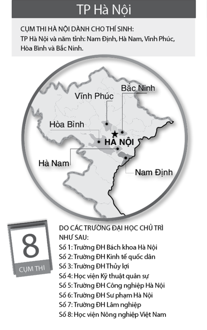 Công bố 38 cụm thi THPT quốc gia 2015 ảnh 1