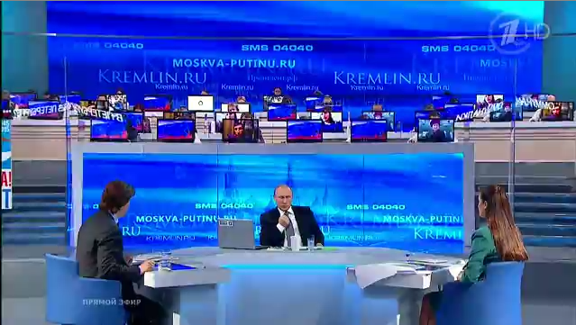 Tường thuật trực tiếp: Tổng thống Putin đang trả lời phỏng vấn ảnh 1