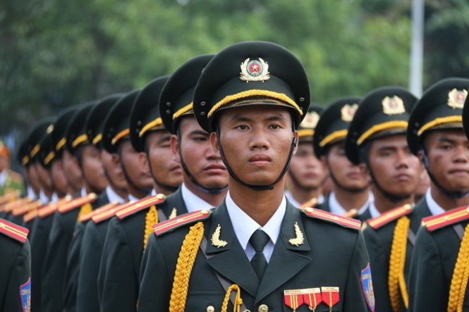 Hàng nghìn chiến sĩ hợp diễu binh dưới nắng gắt Sài Gòn ảnh 15