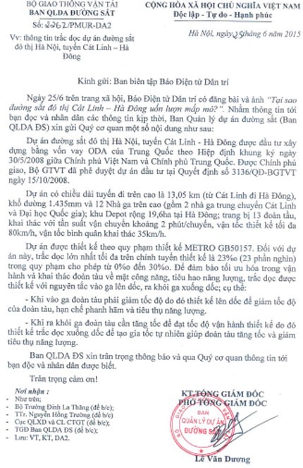Ban Quản lý dự án đường sắt lý giải vì sao đường sắt đô thị uốn lượn ảnh 1