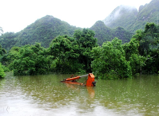 Nước dâng cao, xã đảo ở Hải Phòng biến thành biển hồ ảnh 4