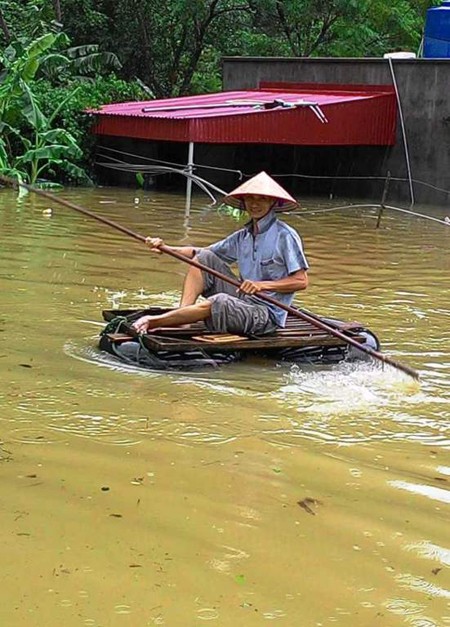 Nước dâng cao, xã đảo ở Hải Phòng biến thành biển hồ ảnh 8