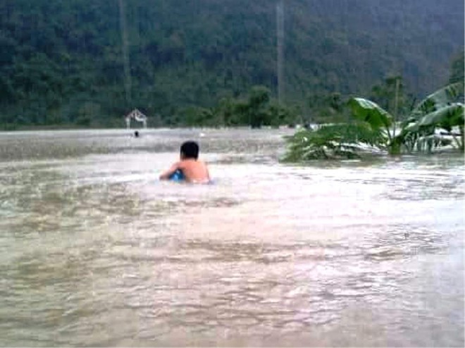 Nước dâng cao, xã đảo ở Hải Phòng biến thành biển hồ ảnh 9