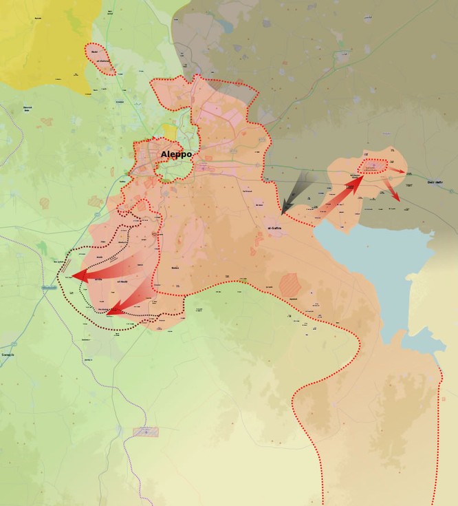 Quân đội Syria tiếp tục tấn công ở miền Nam Aleppo ảnh 1