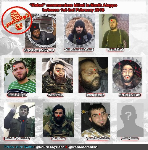 Mười một thủ lĩnh khủng bố Al Nusra bị tiêu diệt ở Aleppo ảnh 1