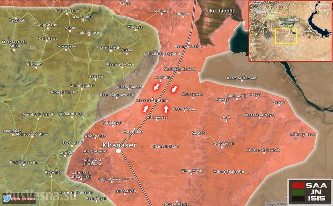Lực lượng Tigers giải phóng hoàn toàn tuyến đường quốc lộ Khanasser-Aleppo ảnh 1