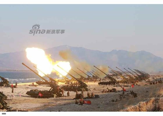 Cận cảnh uy lực pháo binh của Quân đội Nhân dân Triều Tiên trong diễn tập ảnh 31