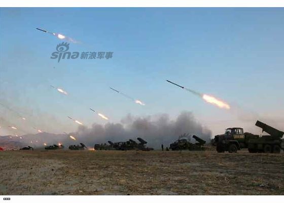 Cận cảnh uy lực pháo binh của Quân đội Nhân dân Triều Tiên trong diễn tập ảnh 38