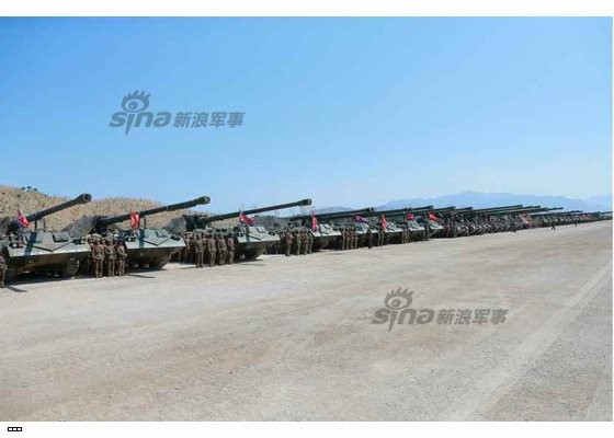 Cận cảnh uy lực pháo binh của Quân đội Nhân dân Triều Tiên trong diễn tập ảnh 54