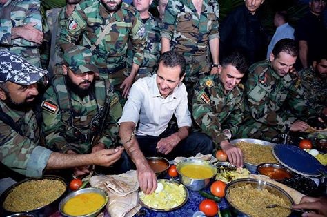 Video: Tổng thống Syria Al Assad thăm chiến trường Đông Ghouta – Damascus ảnh 1