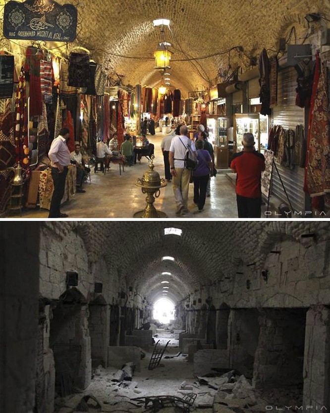 Thành phố Aleppo tan hoang đau thương trong chiến tranh ảnh 2