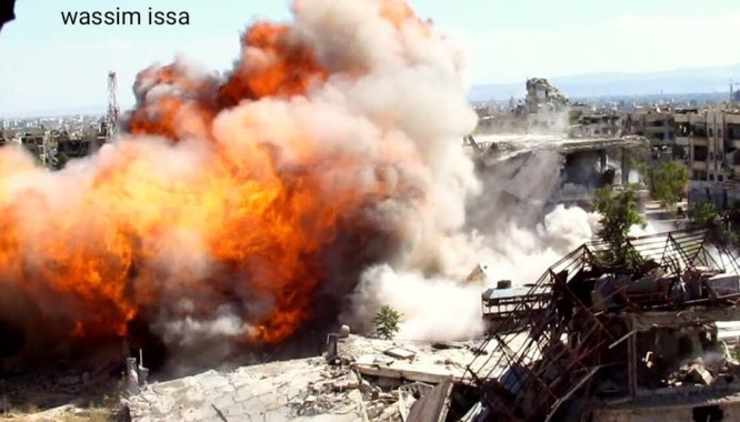 Quân đội Syria đánh sập đường hầm, chôn vùi hàng chục phiến quân Hồi giáo ảnh 1