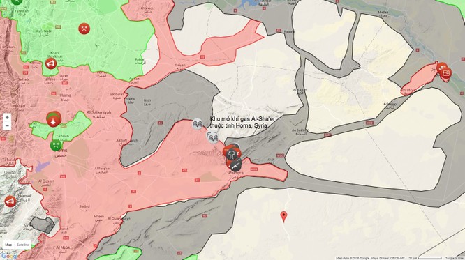 Quân đội Syria mở rộng tấn công trên địa bàn mỏ khí gas tỉnh Homs, Syria ảnh 1