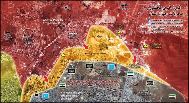 Quân đội Syria đánh sâu vào hướng quận phía Đông thành phố Aleppo ảnh 1